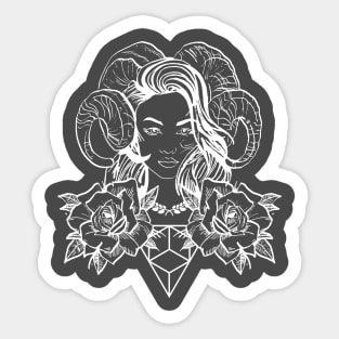 Horny Woman Sticker